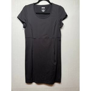 Duluth Trading Black Shift Dress, Size S
